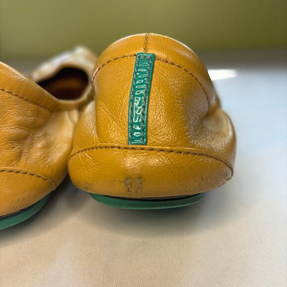 Tieks by Gavrieli Shoes Womens Size 9 Camel Leather Ballet Flats Comfort Casual - Picture 7 of 11